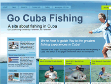 Tablet Screenshot of gocubafishing.com